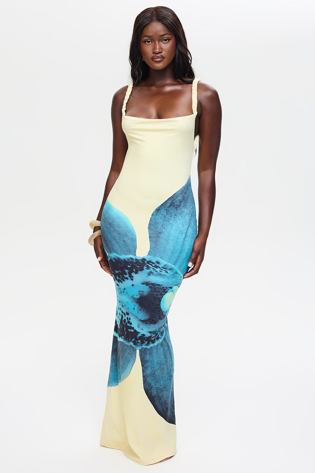FLEUR BACKLESS MAXI DRESS / US 6