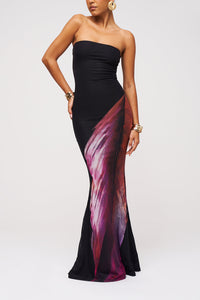 Bandeau Maxi Dress in Phoenix