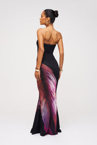 Bandeau Maxi Dress in Phoenix