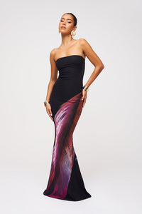 Bandeau Maxi Dress in Phoenix