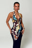 Butterlfy maxi dress video showing front aand back of dress, Murci